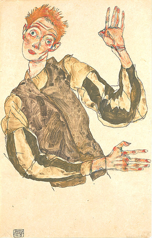 埃贡 席勒 表现主义 153 (3094x4829px 96) - 油画 - 收藏爱好者