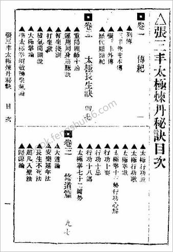 张三丰太极炼丹秘诀.张通述