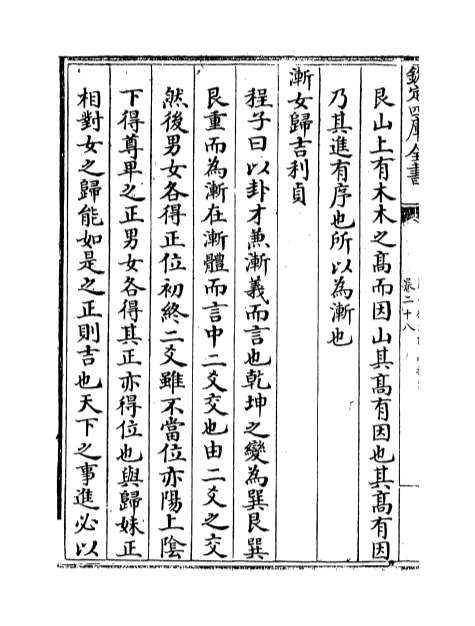 08518_周易程朱传义折衷卷二十八_卷三十