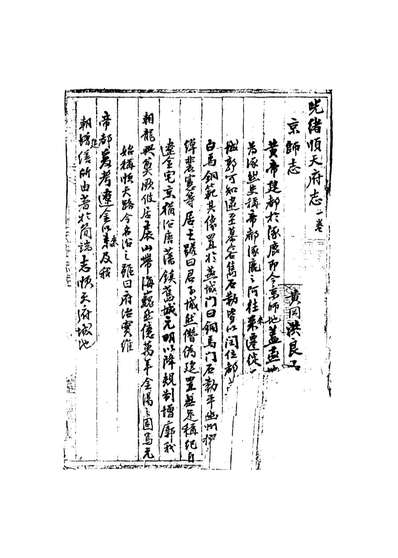 13630_洪良品侍御顺天府志稿_洪良品撰