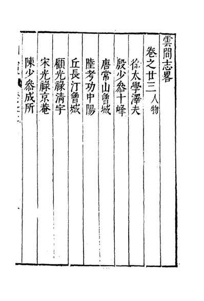 20423_云间志略二十二_何三畏编著