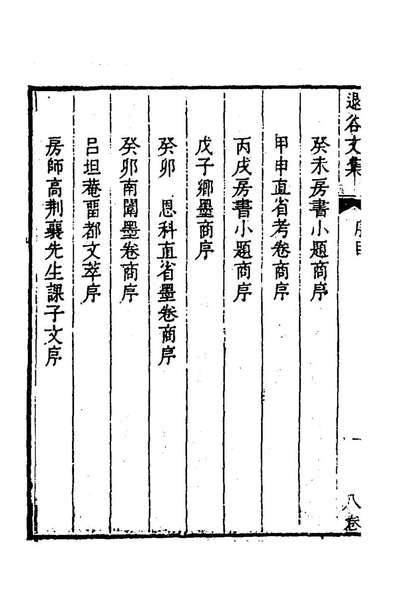58436_退谷文集八_黄越撰