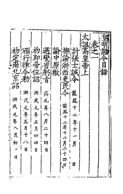 66462_皇明詔令一_不著撰者