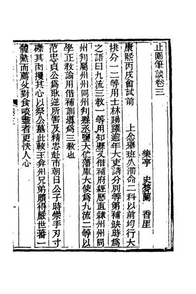 79929_止园笔谈二_史梦兰撰