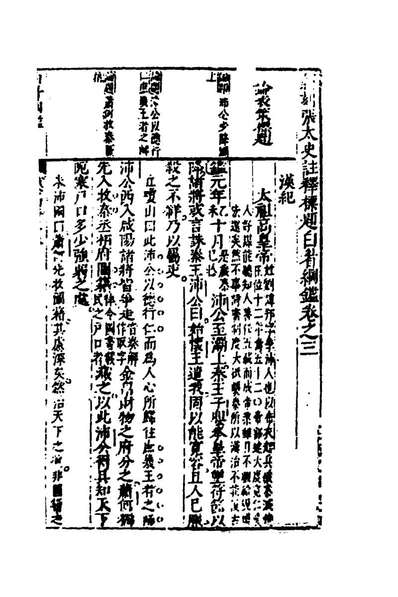 96112_新鐫张太史註释题纲鑑白眉四_张鼐撰