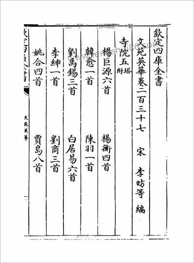 15337_文苑英华卷二百三十七~卷二百四十_