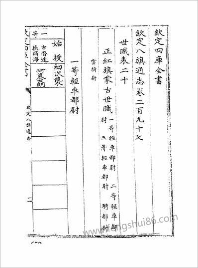16922_钦定八旗通志卷二百九十七~卷二百九十九_