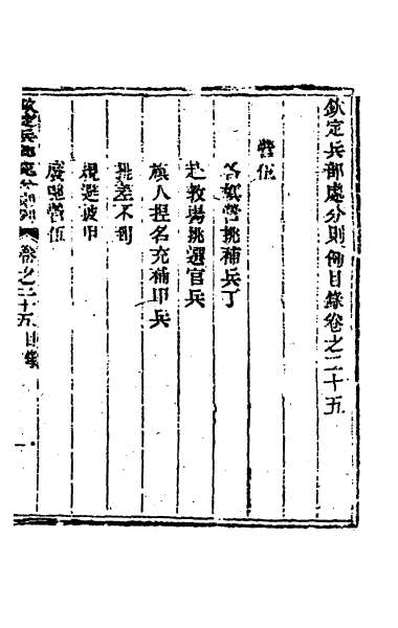 30035_钦定兵部处分则例八