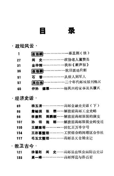 41117_高邮文史资料第六辑高邮县政协文史资料研究委员会