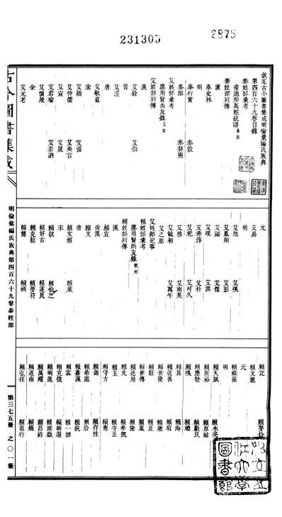 00375_古今图书集成_明伦汇编_氏族典_卷四百六十九～卷四百八十五