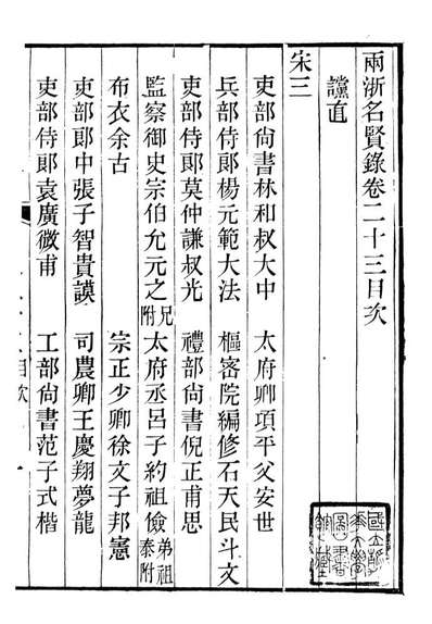 90827_两浙名贤录_徐象梅撰浙江书局