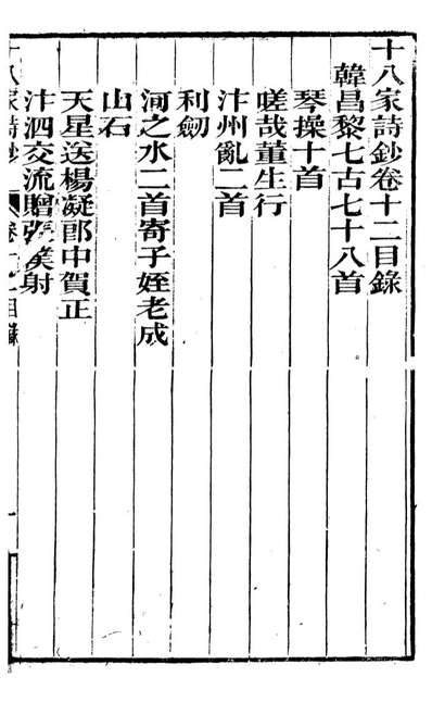 91220_曾文正公全集十八家诗钞_曾国藩撰传忠书局