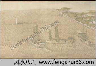 乾隆南巡图卷.04.第四卷.阅视黄淮河工.清.徐扬绘.41910X2533像素.绢本.大都会艺术博物馆藏