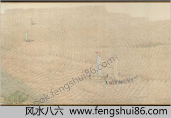 乾隆南巡图卷.04.第四卷.阅视黄淮河工.清.徐扬绘.41910X2533像素.绢本.大都会艺术博物馆藏