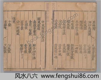 [魏氏家藏方] 日本宫内厅藏汉籍.十卷.序目1卷.缺卷三.宋魏岘撰.宋宝庆3年序刊