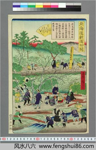 明治三年东本愿寺现如上人北海道巡锡絵図