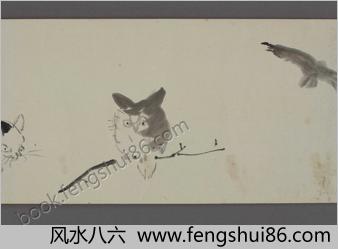 桂川甫贤动物画