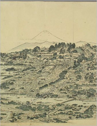 江戸絵図.锹形绍真画