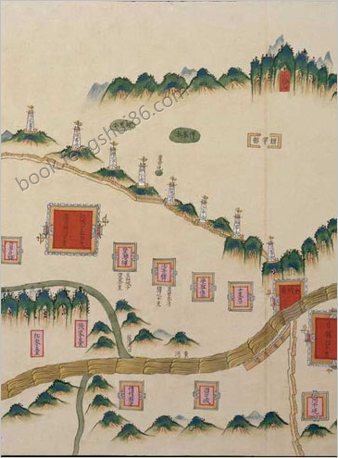 甘肃镇战守图略.附西域土地人物.明嘉靖时期纸本彩绘.台北故宫博物院藏