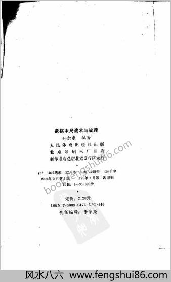 象棋中局战术与战理