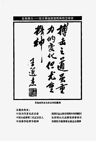 [生死搏斗_街斗巷战致敌死残防卫绝技].胡铮.完整版.pdf