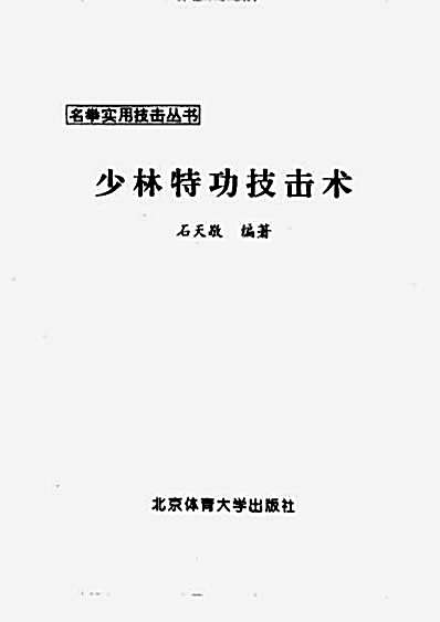 名拳实用技击_少林特功技击术_石天敬.完整版.pdf