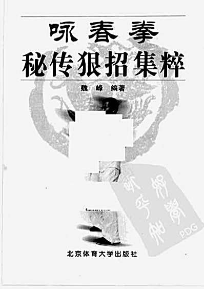 咏春拳_秘传狠招集粹_魏峰.完整版.pdf
