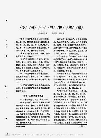 少林十三抓初探.完整版.pdf