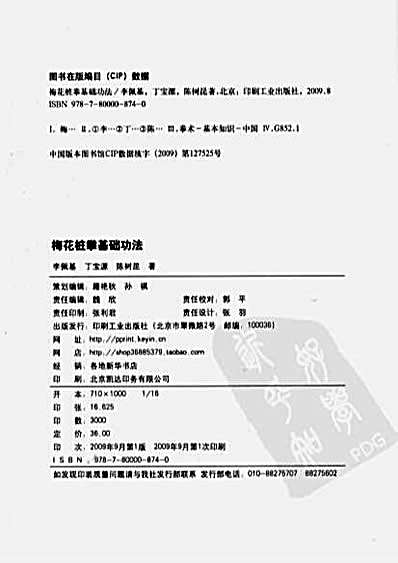 梅花桩拳基础功法_李佩基.完整版.pdf