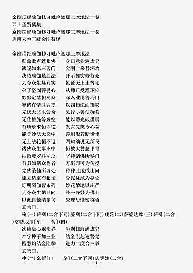 西土圣贤撰集.金刚顶经瑜伽修习毗卢遮那三摩地法.pdf