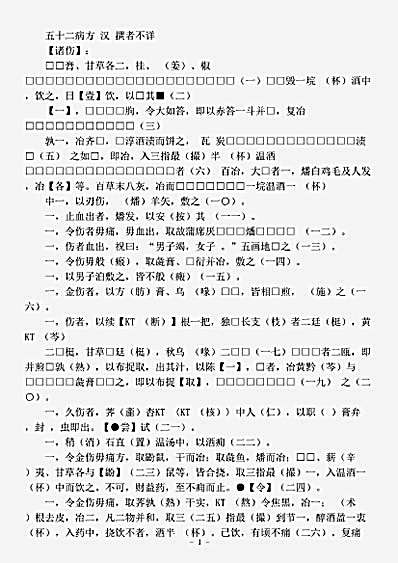 古医书.马王堆帛书五十二病方-汉-佚名.pdf