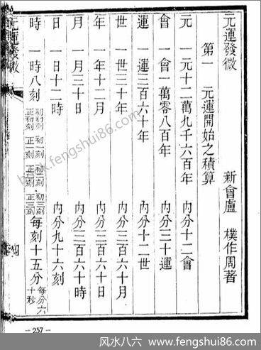 《元运发微》_古本