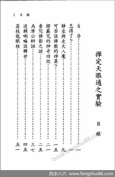 《禅定天眼通之实验.下》冯冯居士