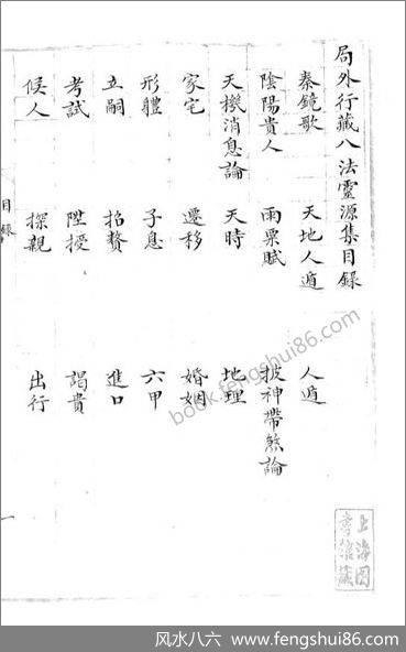《大六壬准绳》