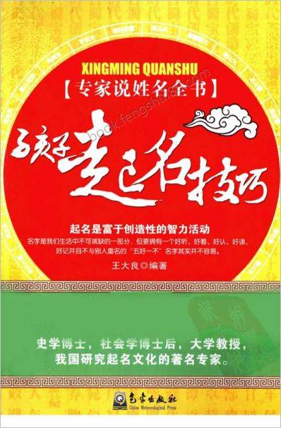 《孩子起名技巧》王大良