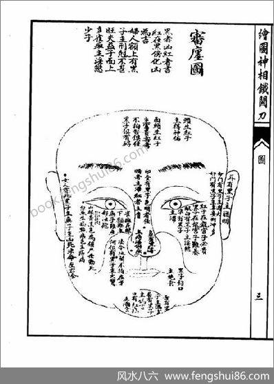 《绘图神相铁关刀.古本》