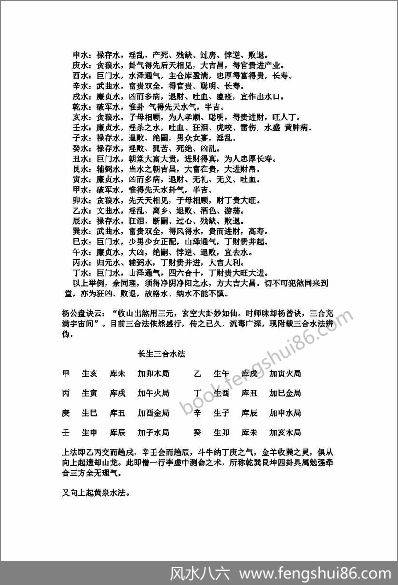 《辅星水法配卦断法》