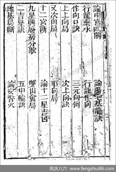 《阳宅指要》