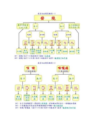 倪海厦感冒治症简易图表.电子版.pdf