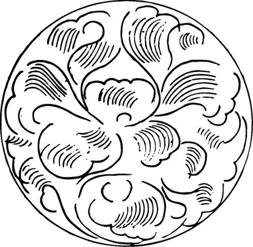 【宋代图腾】宋代铜镜图案714001（570x556）