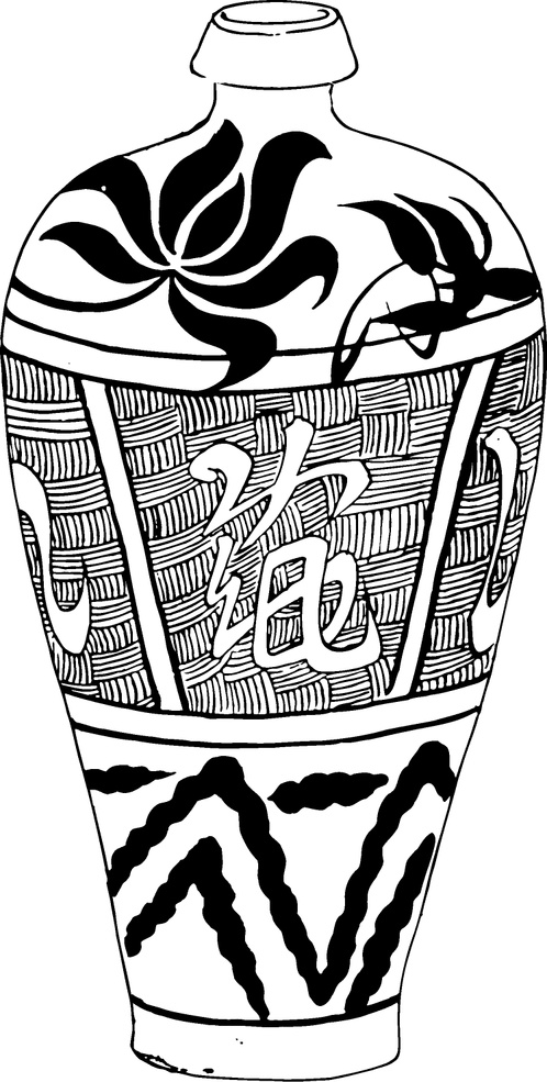 【宋代图腾】宋代陶枕图案与瓷器709903（750x1483）