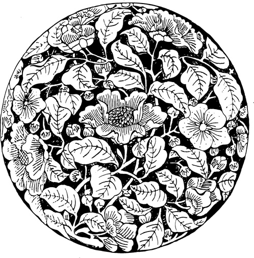 【元明图腾】明代砖雕与雕漆图案823501（1180x1199）