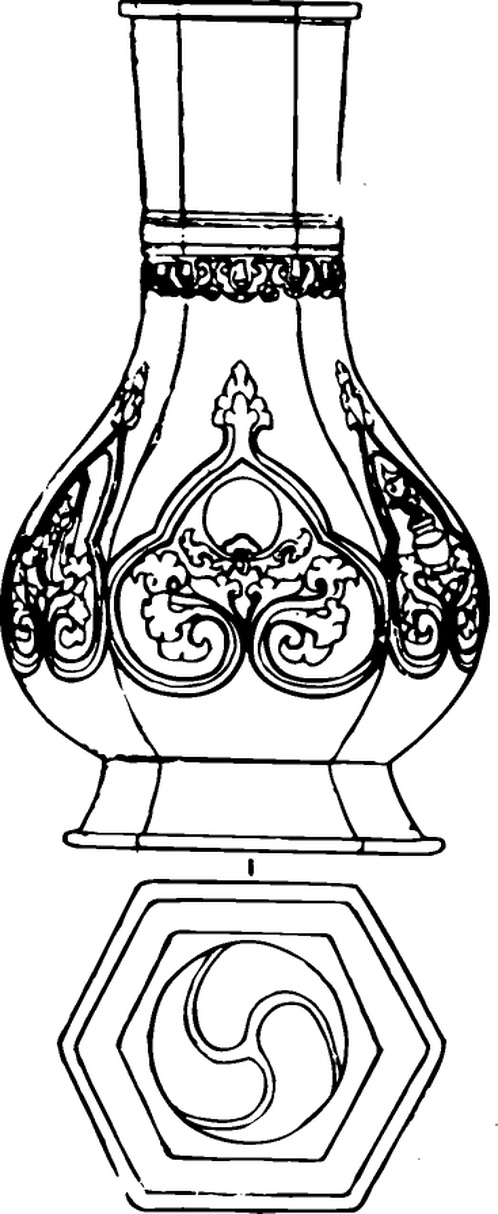 中华图案_元明_明代金饰与金银器828503_高宽367x895_分辨率299dpi