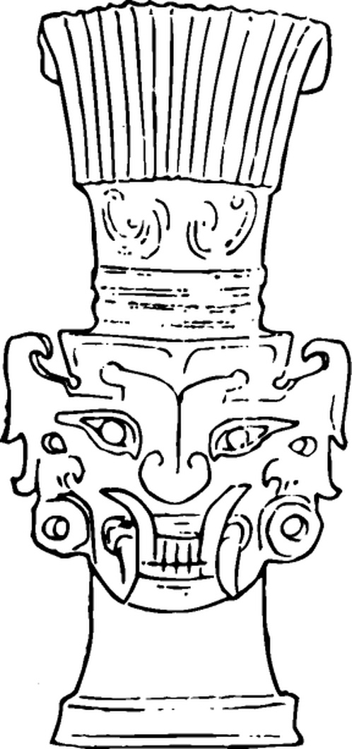 【原始社会图腾】河姆渡文化雕刻与陶器224504（288x613）