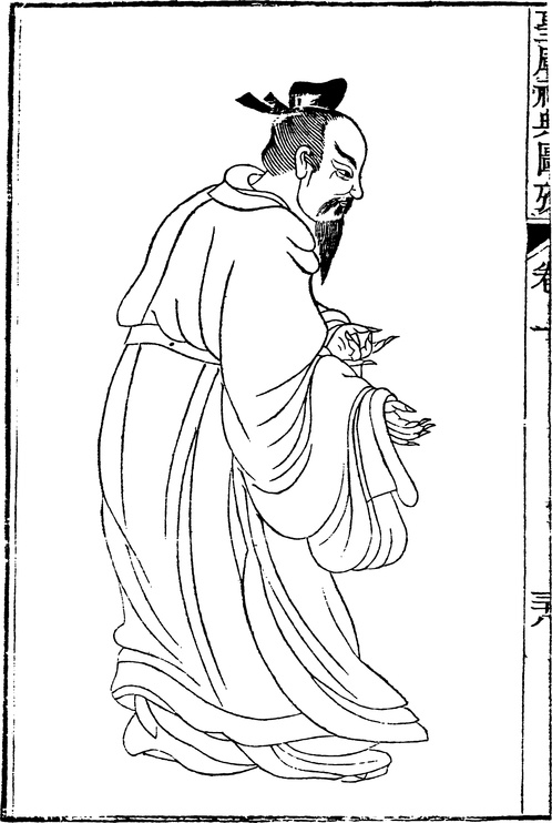 【古简笔版画】人物类E0313（1391x2072）