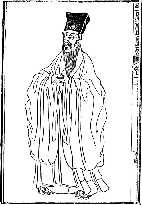 【古简笔版画】人物类E0368（1422x2053）