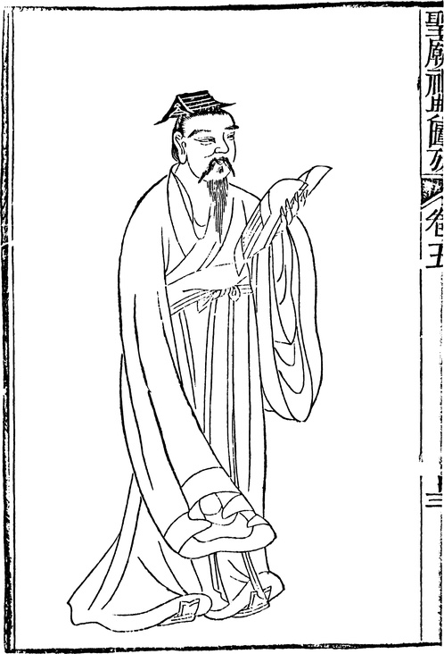 【古简笔版画】人物类E0408（1405x2066）