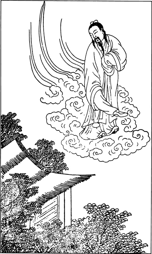 【古简笔版画】宗教类B0019（1608x2682）