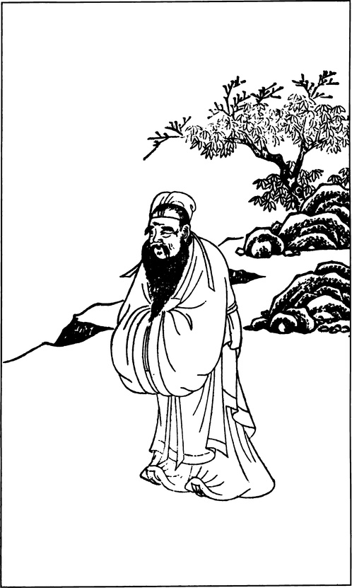 【古简笔版画】宗教集B0020（1608x2683）