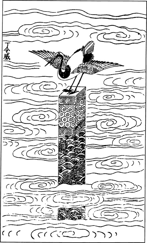 【古简笔版画】宗教类B0038（1625x2678）